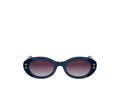 Dior Occhiali Da Sole Ovali Blu