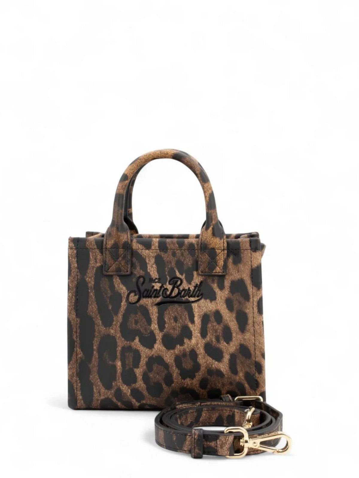 MC2 SAINT BARTH Borsa Donna  VANITY BAG MINI 00761I PRINTED LEOPARD LEATHER 12