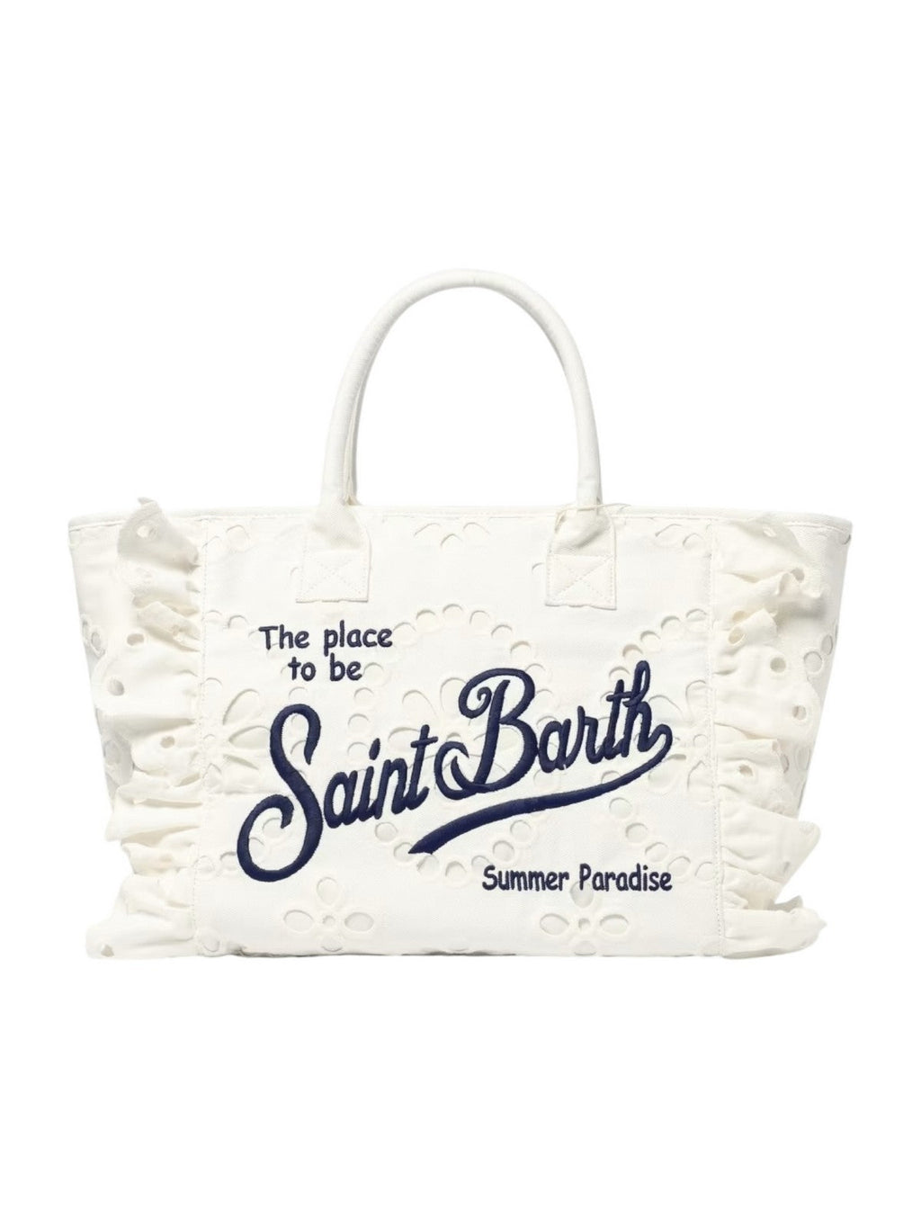MC2 SAINT BARTH Borsa Donna  VANITY VOLANT N 00389L Bianco