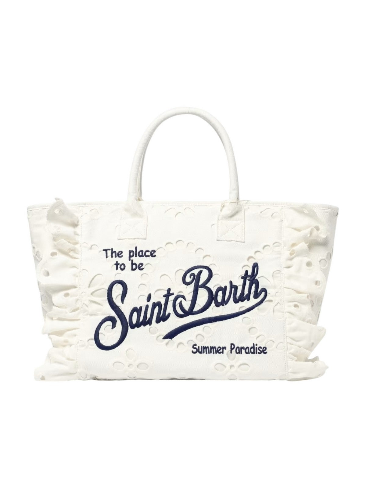 MC2 SAINT BARTH Borsa Donna  VANITY VOLANT N 00389L Bianco