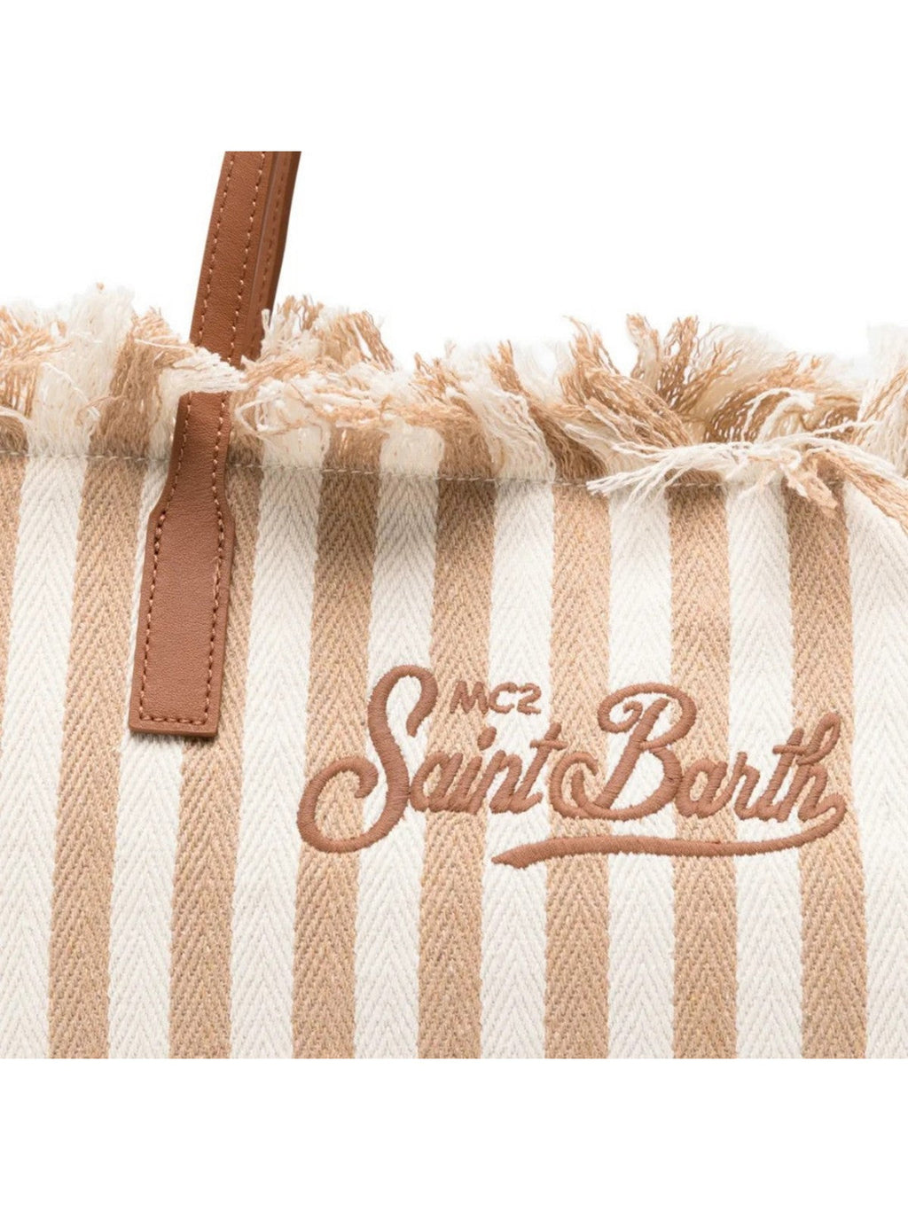 MC2 SAINT BARTH Borsa Donna  CITY BAG FRINGE 01763L HB STRIPES 19 EMB