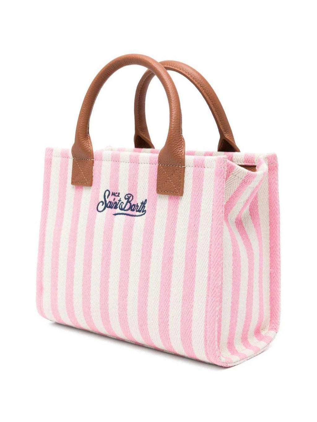 MC2 SAINT BARTH Borsa Donna  VANITY BAG MIDI 01784L HB STRIPES LEATHER 2119 EMB