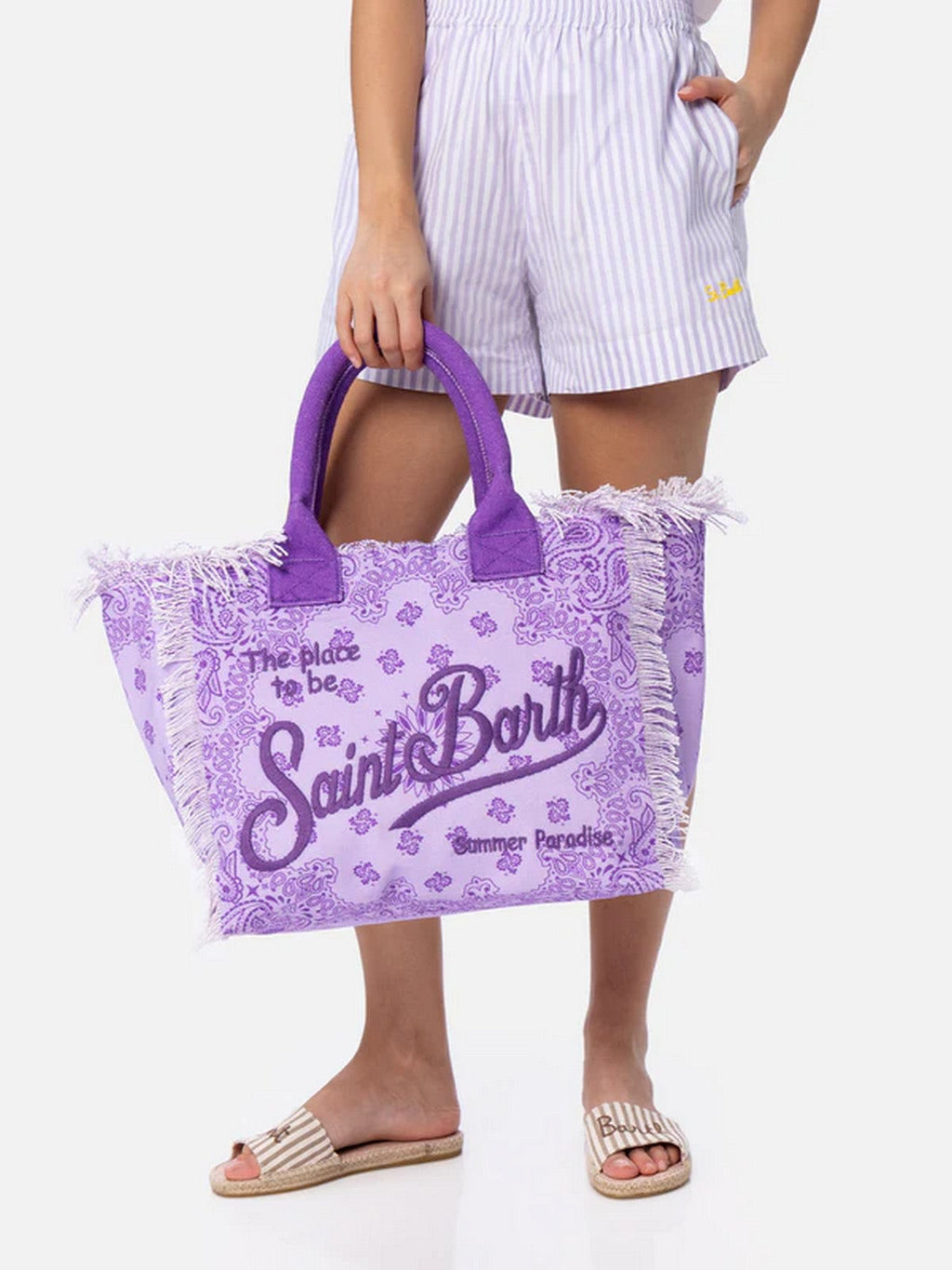 MC2 SAINT BARTH Borsa Donna  VANITY 01037F Viola gioboutiqueweb