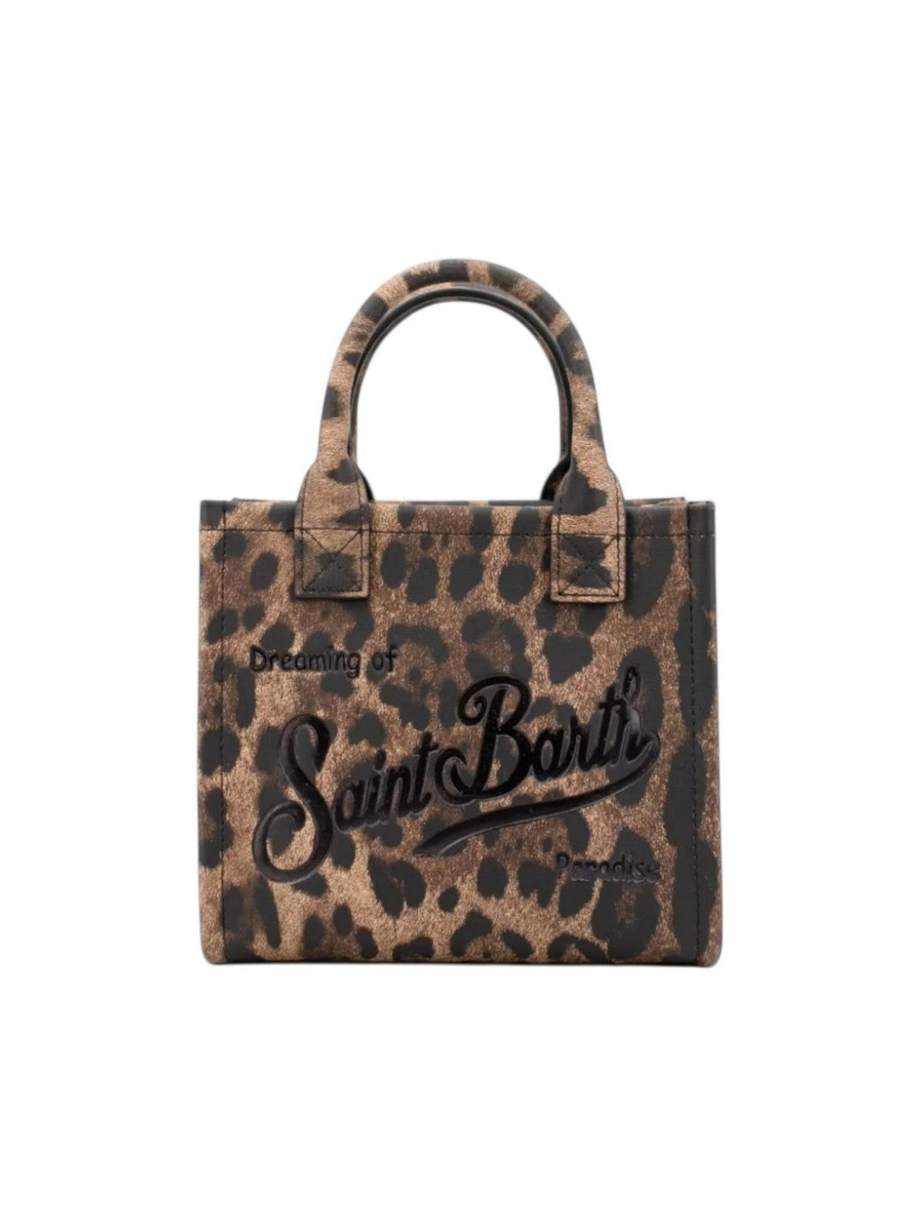 MC2 SAINT BARTH Borsa Donna  VANITY BAG MINI 00761I PRINTED LEOPARD LEATHER 12