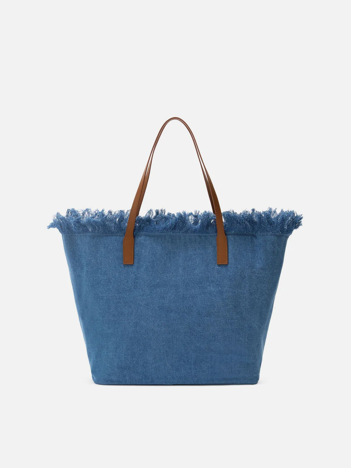 MC2 SAINT BARTH Borsa Donna  CITY BAG FRINGE 00436L DENIM EMB