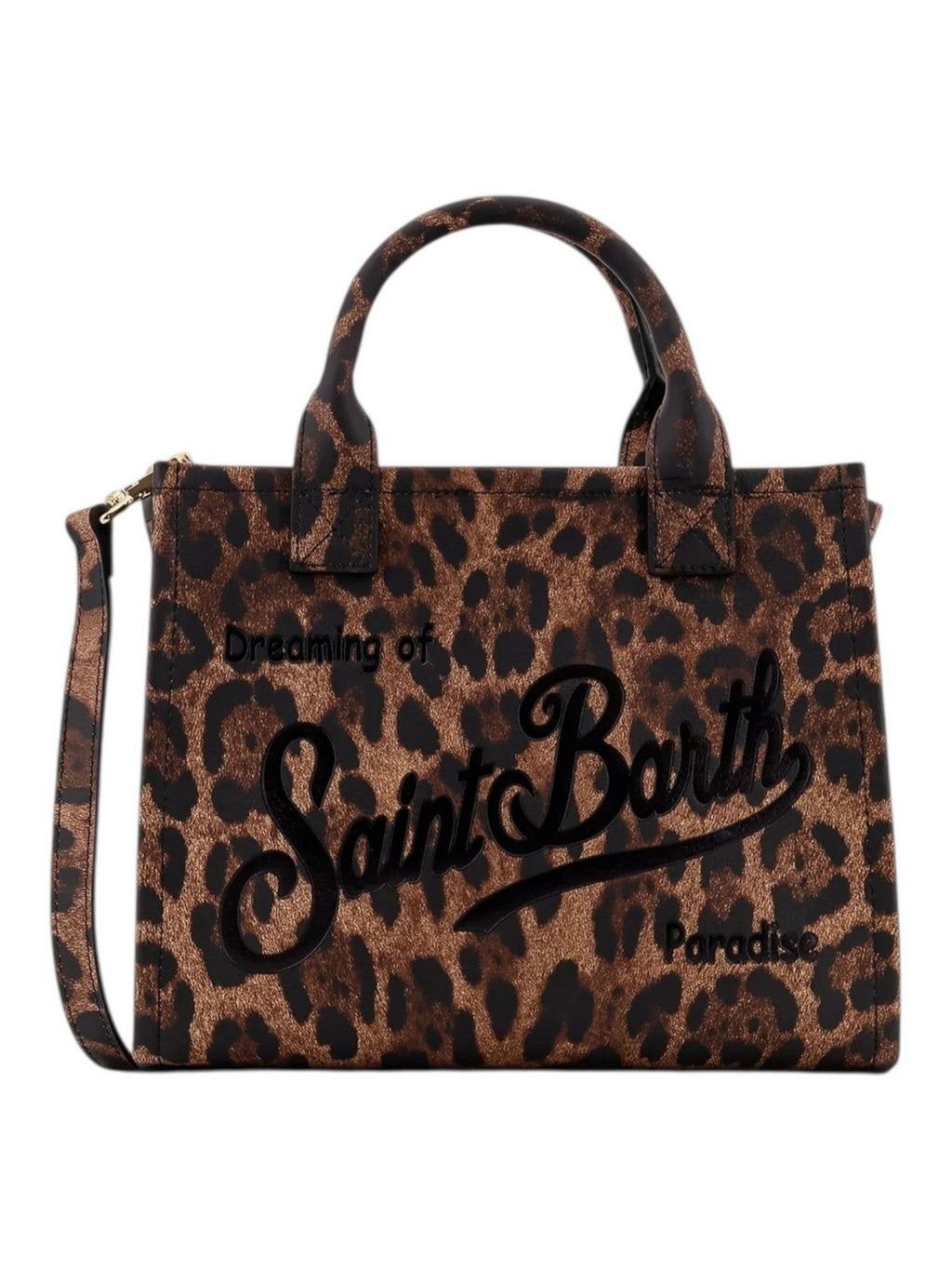 MC2 SAINT BARTH Borsa Donna  VANITY BAG MIDI 00761I PRINTED LEOPARD LEATHER 12