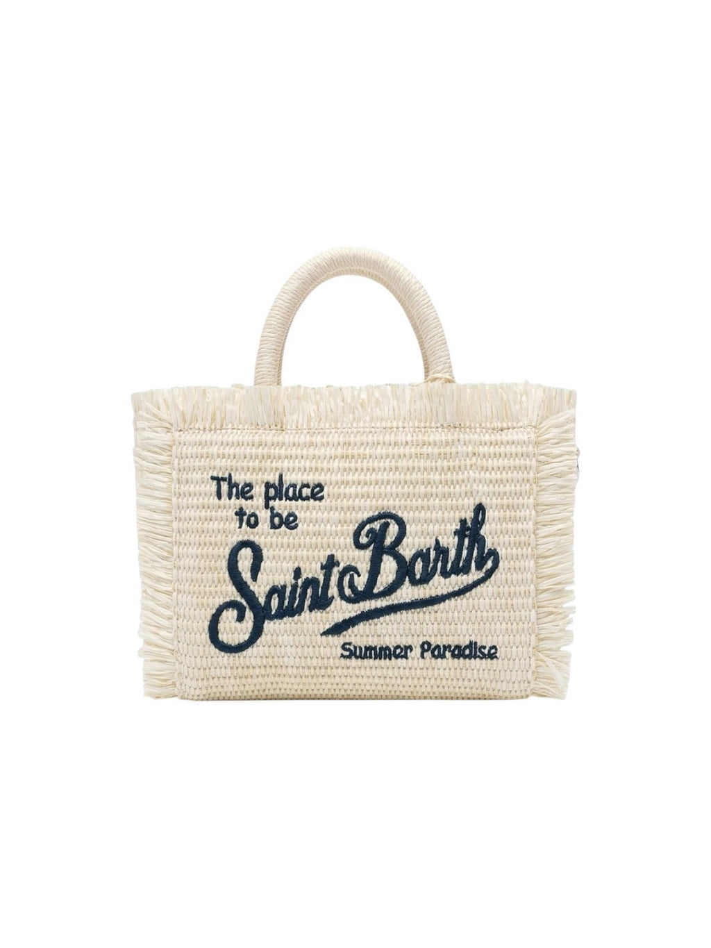 MC2 SAINT BARTH Borsa Donna  VANITY MINI STRAW N 00895L BIANCO