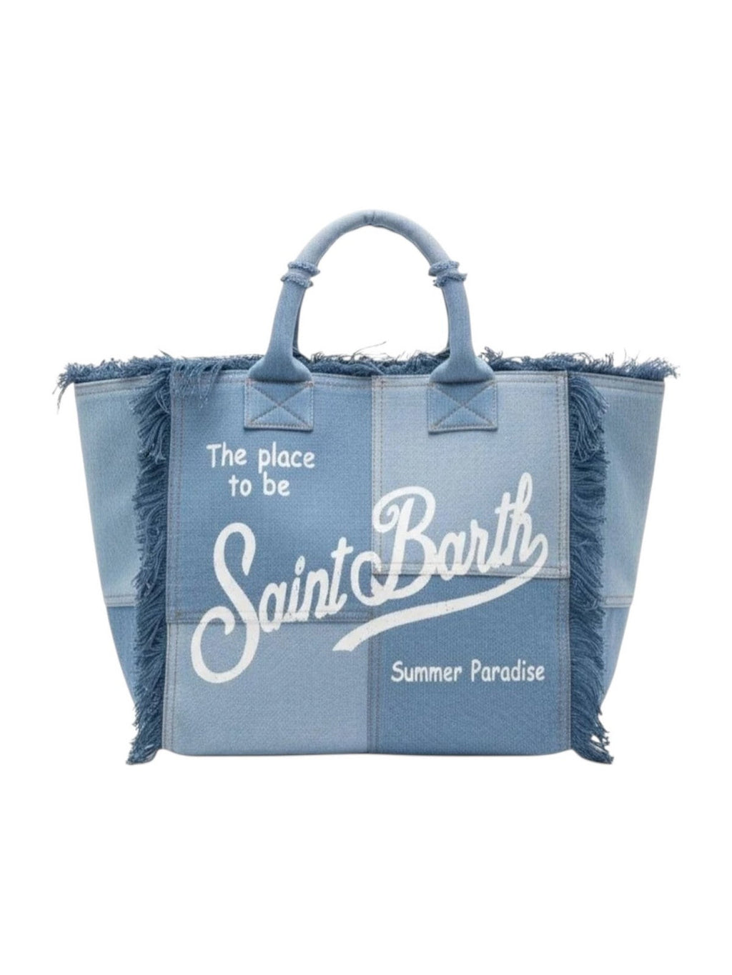 MC2 SAINT BARTH Borsa Donna  VANITY 00402L DENIM PATCHWORK