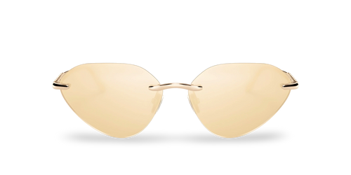 BVLGARI Occhiali Da Sole a Farfalla Oro