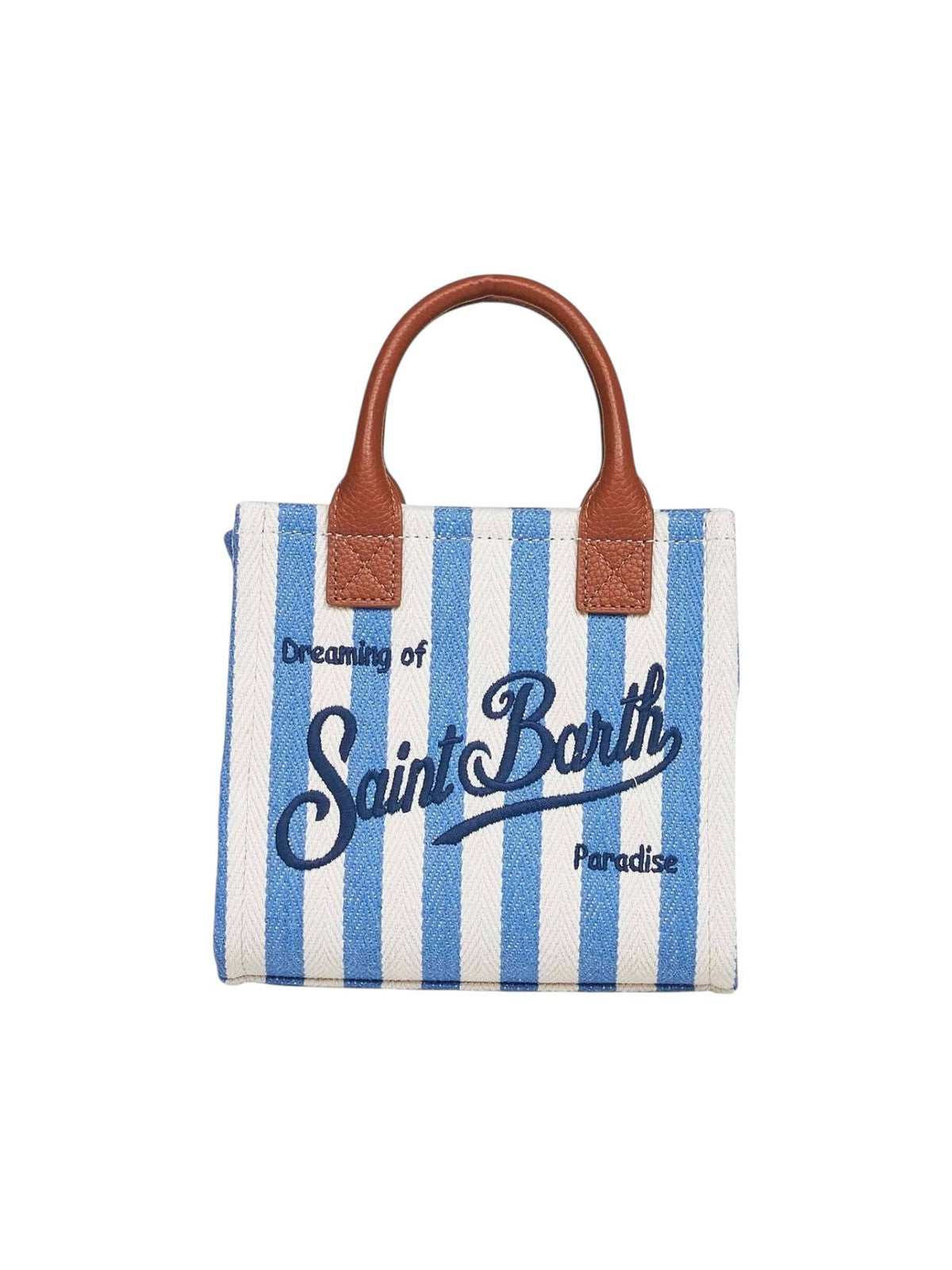MC2 SAINT BARTH Borsa Donna  VANITY BAG MINI 01787L AZZURRO