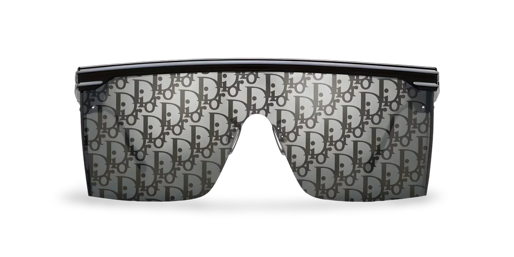 Dior Occhiali Da Sole a Mascherina Dior Oblique Nera