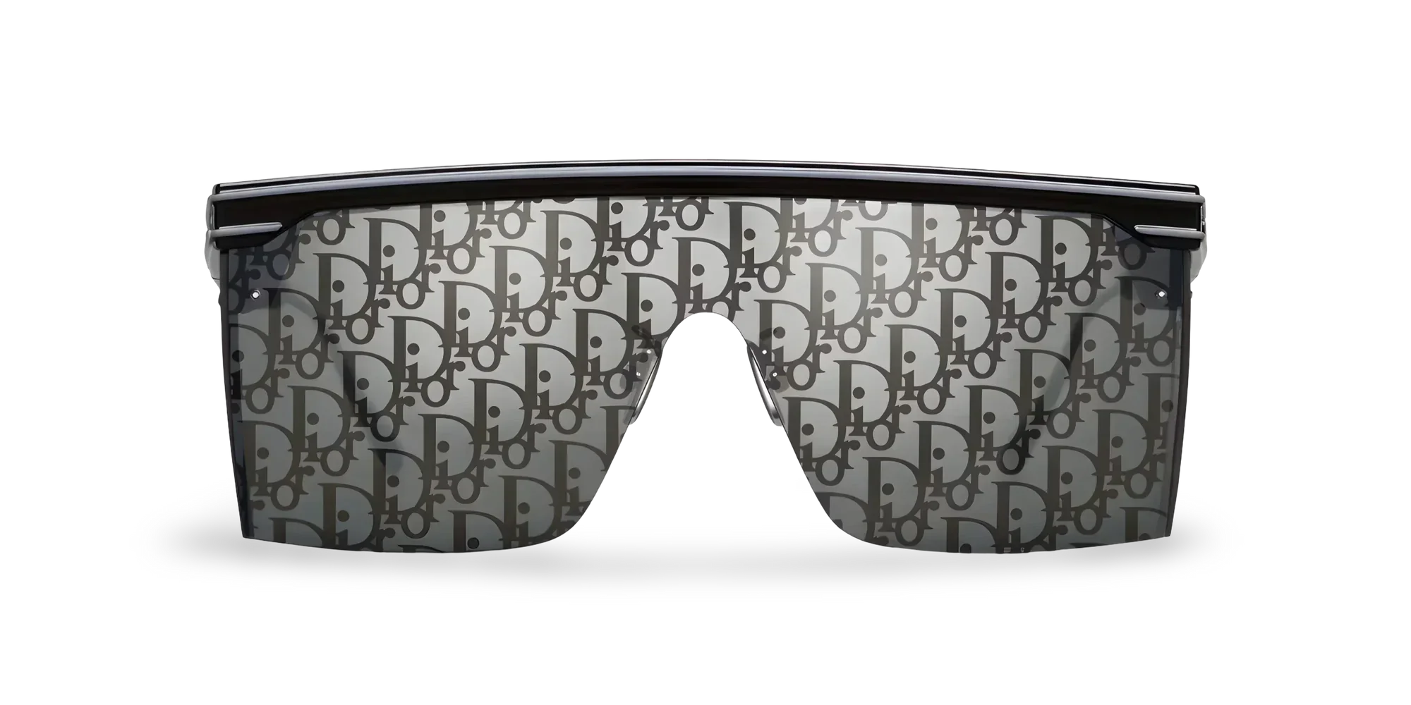 Dior Occhiali Da Sole a Mascherina Dior Oblique Nera