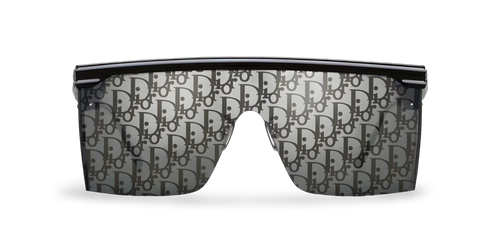 Dior Occhiali Da Sole a Mascherina Dior Oblique Nera