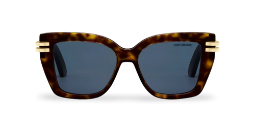 Dior Occhiali Da Sole Squadrati Marrone Effetto Tartarugato