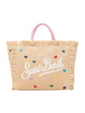 MC2 SAINT BARTH Borsa Donna  COLETTE STRAW N 00344L MINI HEARTS COL EMB gioboutiqueweb