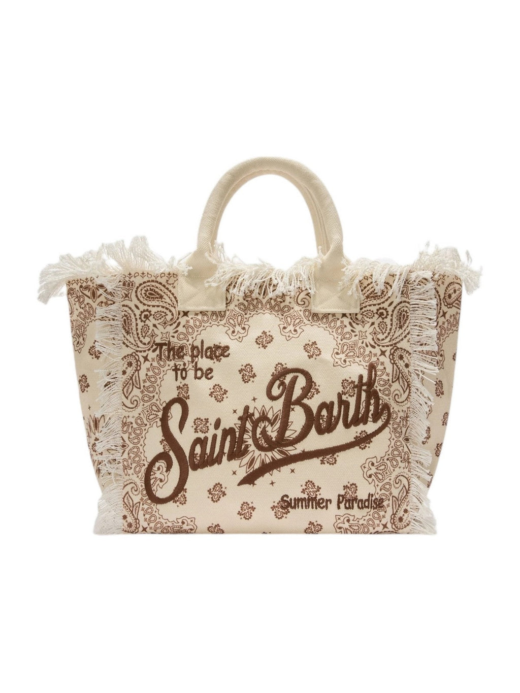 MC2 SAINT BARTH Borsa Donna  VANITY 02565L BANDANNA ROUND 10 EMB gioboutiqueweb
