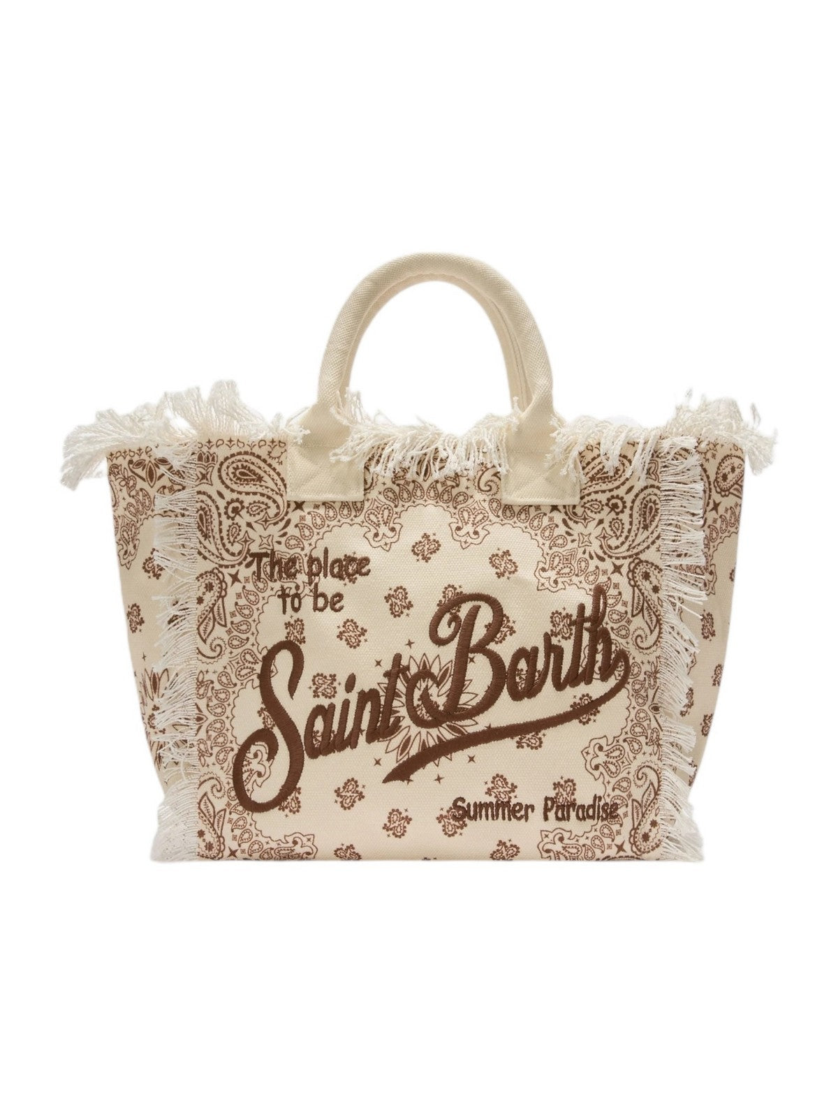 MC2 SAINT BARTH Borsa Donna  VANITY 02565L BANDANNA ROUND 10 EMB gioboutiqueweb