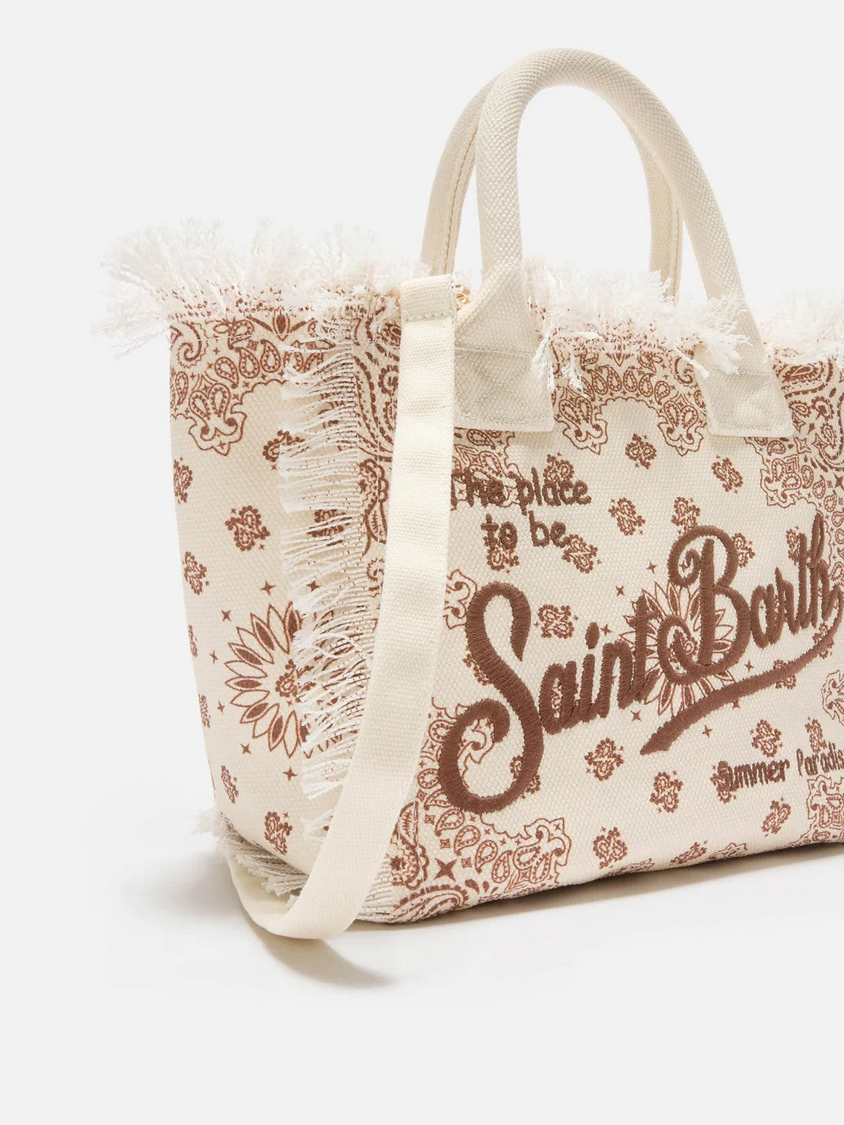 MC2 SAINT BARTH Borsa Donna  COLETTE 02565L BANDANNA ROUND 10 EMB