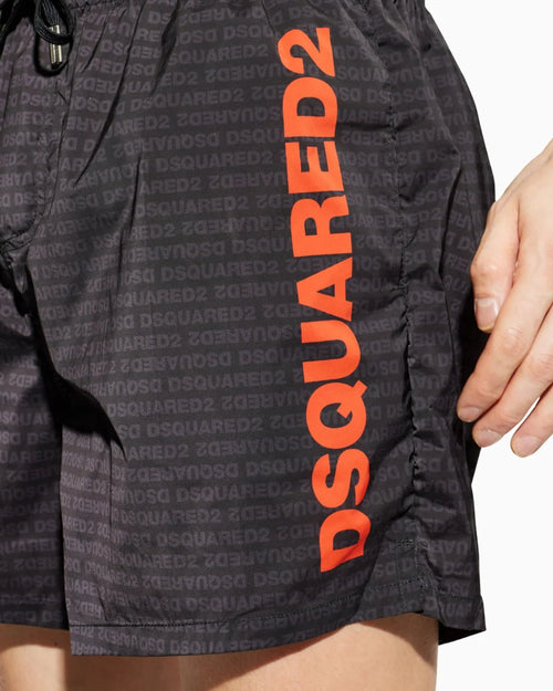 Boxer Mare DSQUARED2 midi con logo - Moda & Modi Luxury