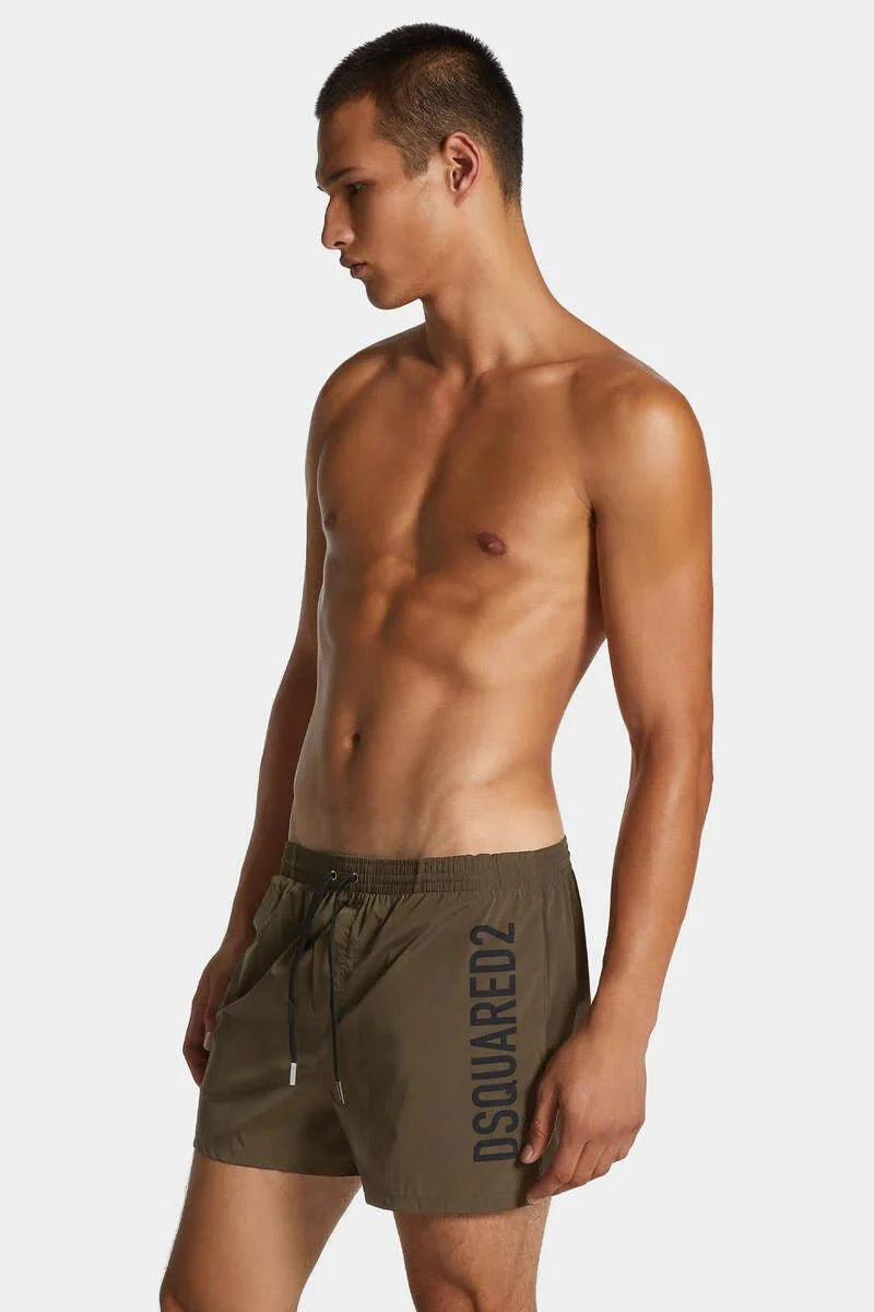 Costume da bagno DSQUARED2 Logo midi swim boxer - Moda & Modi Luxury
