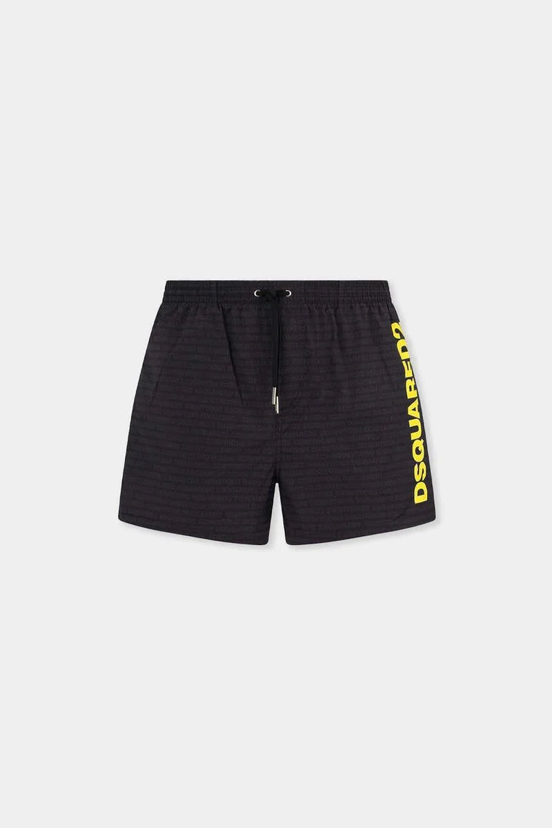 Boxer Mare DSQUARED2 midi con lettering - Moda & Modi Luxury