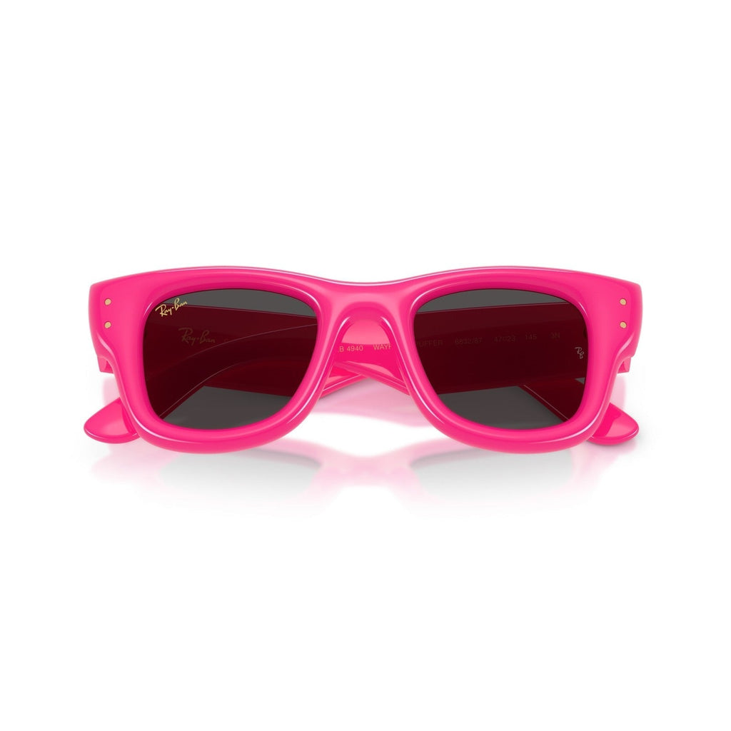 Ray-Ban RB 4940 Wayfarer Puffer 683287 Fucsia | Occhiale Da Sole Unisex