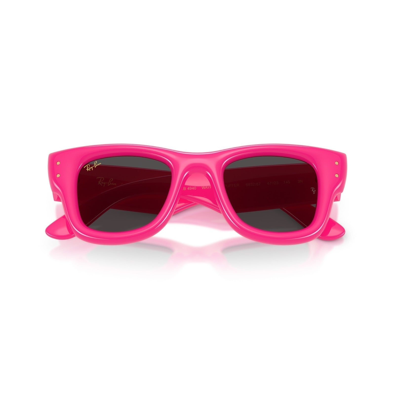 Ray-Ban RB 4940 Wayfarer Puffer 683287 Fucsia | Occhiale Da Sole Unisex