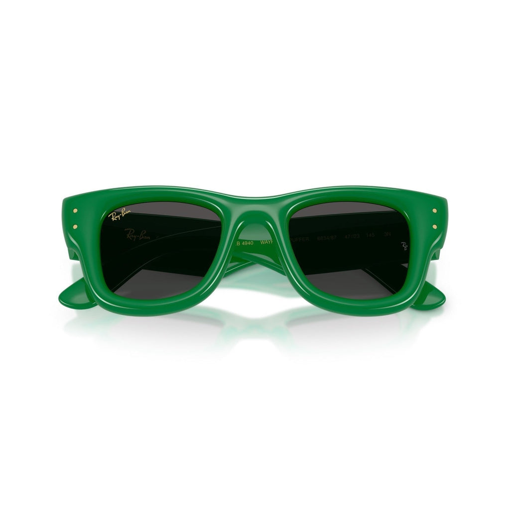 Ray-Ban RB 4940 Wayfarer Puffer 683487 Verde | Occhiale Da Sole Unisex