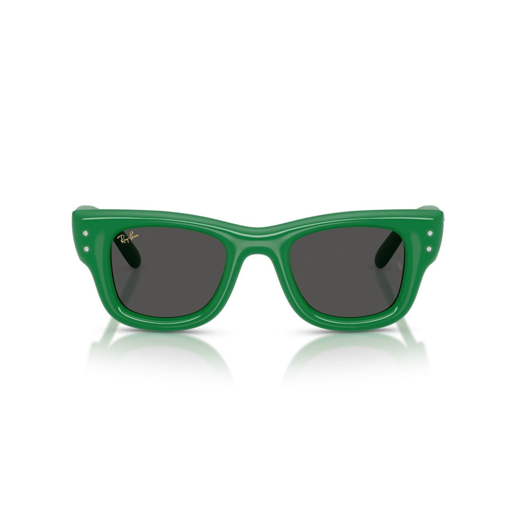 Ray-Ban RB 4940B Wayfarer Puffer 685987 Verde E Strass | Occhiale Da Sole Unisex