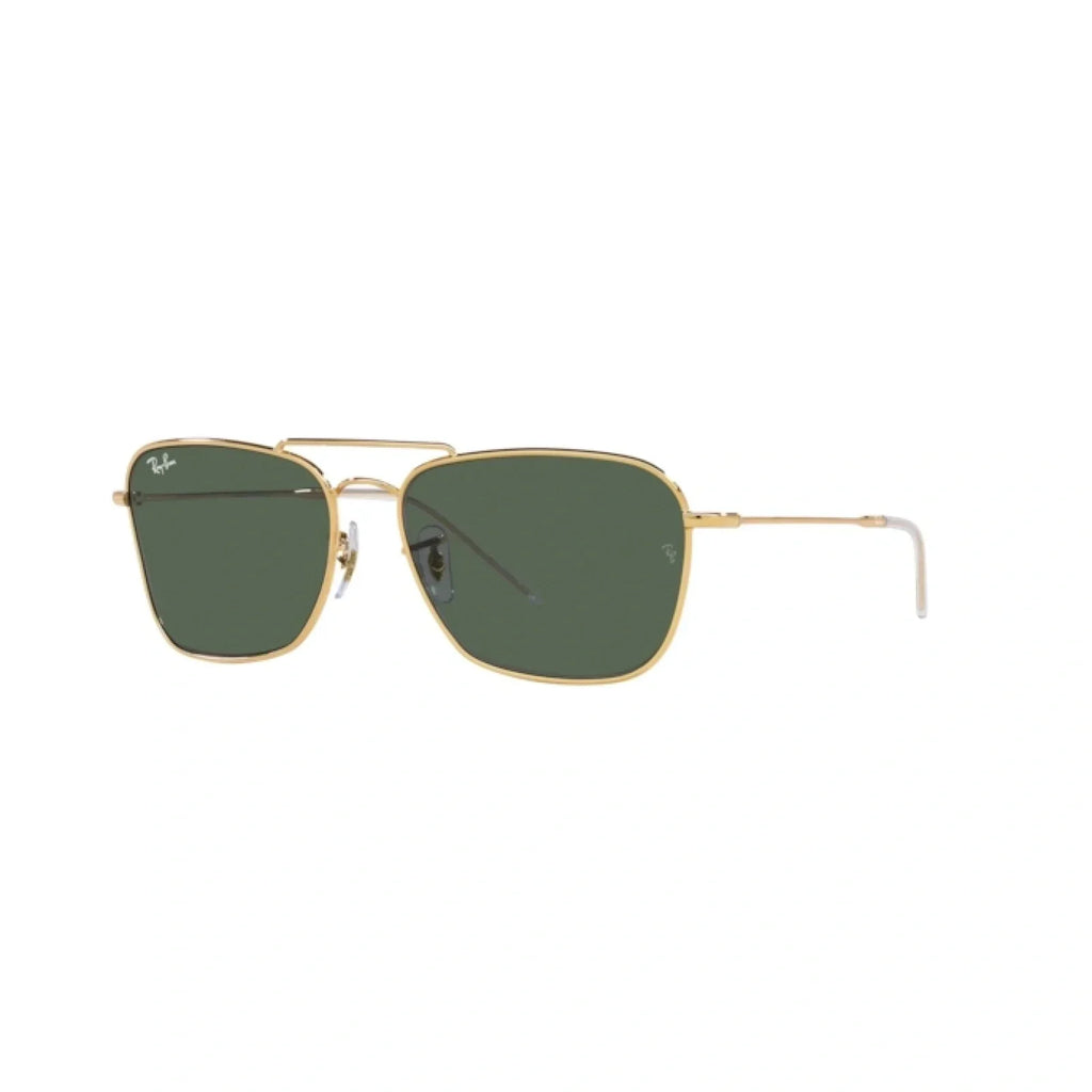 Ray-Ban RB R0102S Caravan Reverse 001/VR Oro | Occhiale Da Sole Unisex