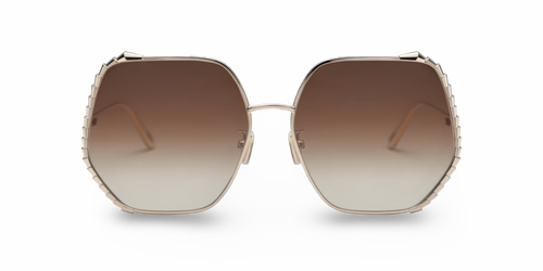 BVLGARI Occhiali Da Sole Geometrico Oro